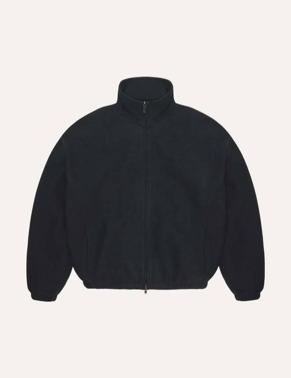 Rains Women’s Black Heavyweight Fleece Zip Jacket
