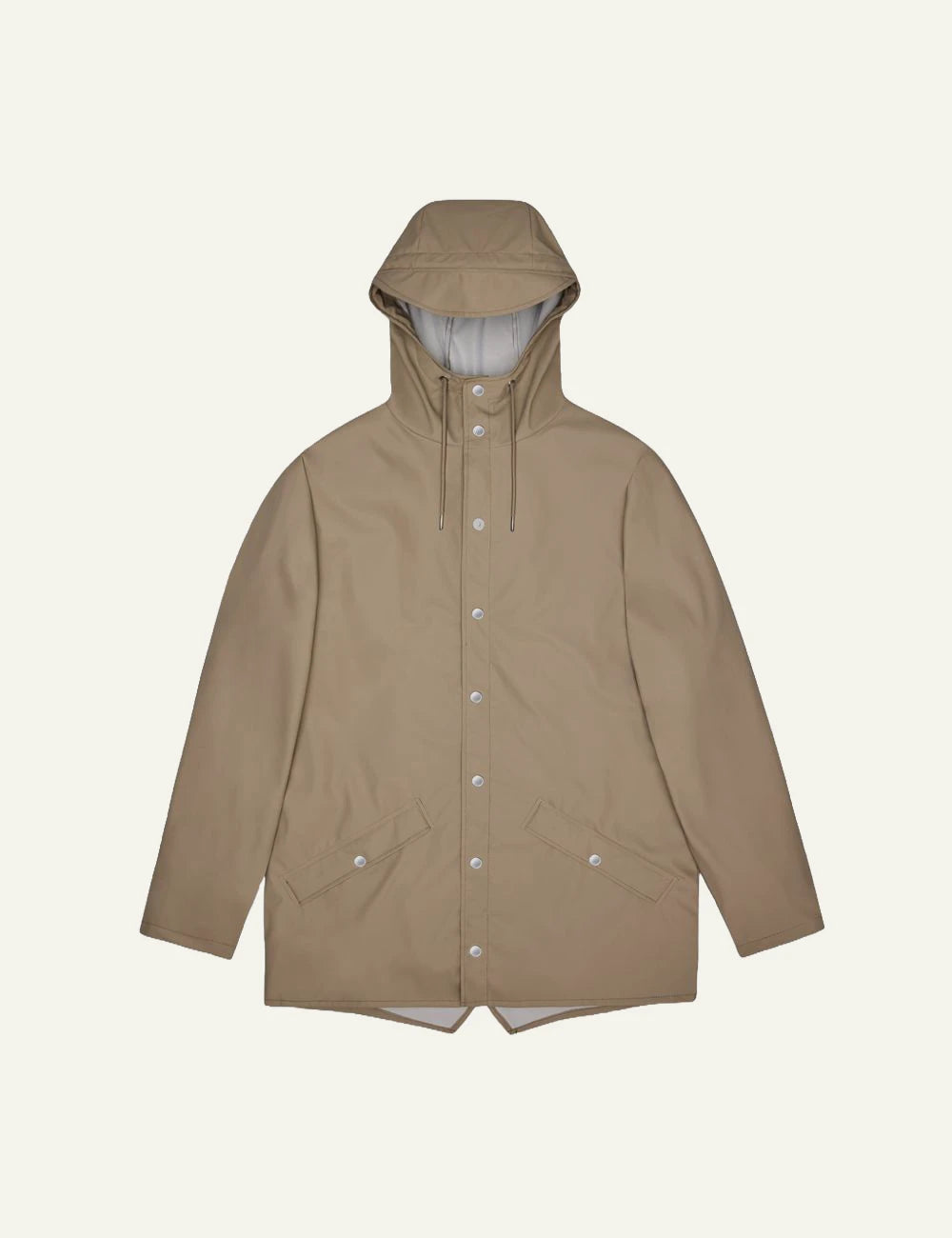 Rains Jacket Beige front flat