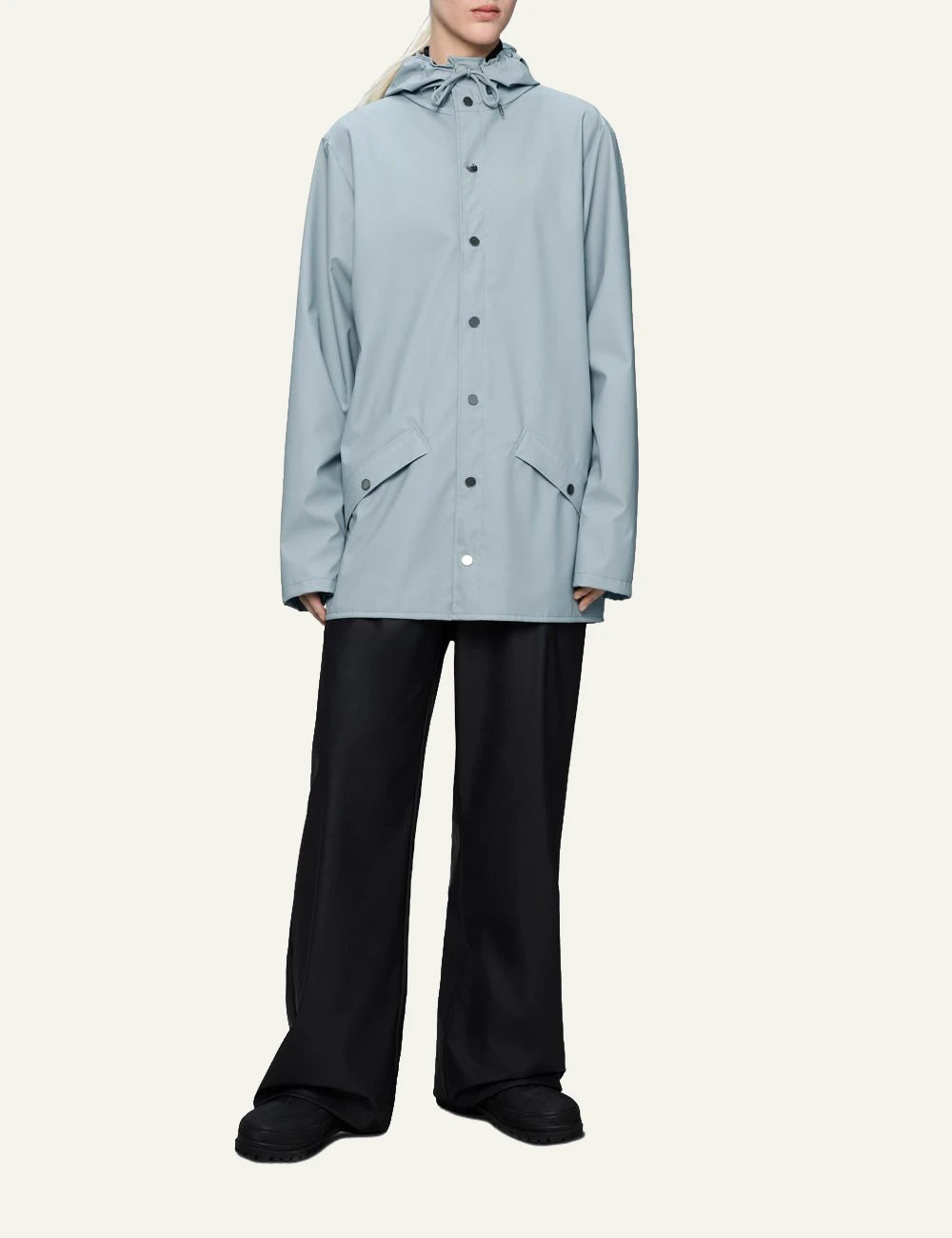 Rains Jacket Blue full front body
