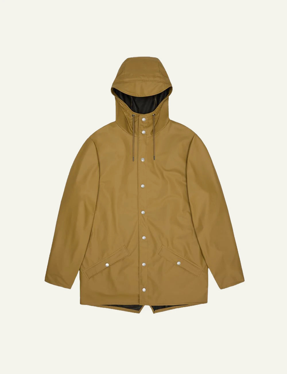 Rains Jacket Brown front flat