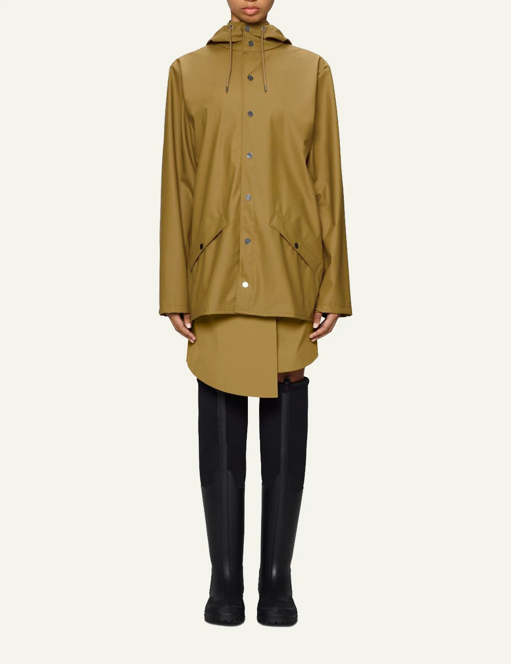 Rains Jacket Brown full front body