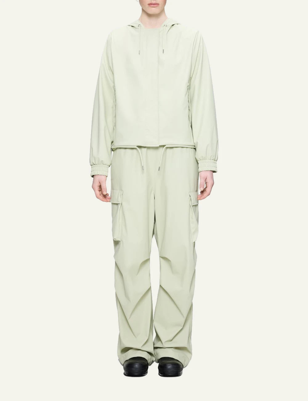Rains Rainwear Set light sage full front body