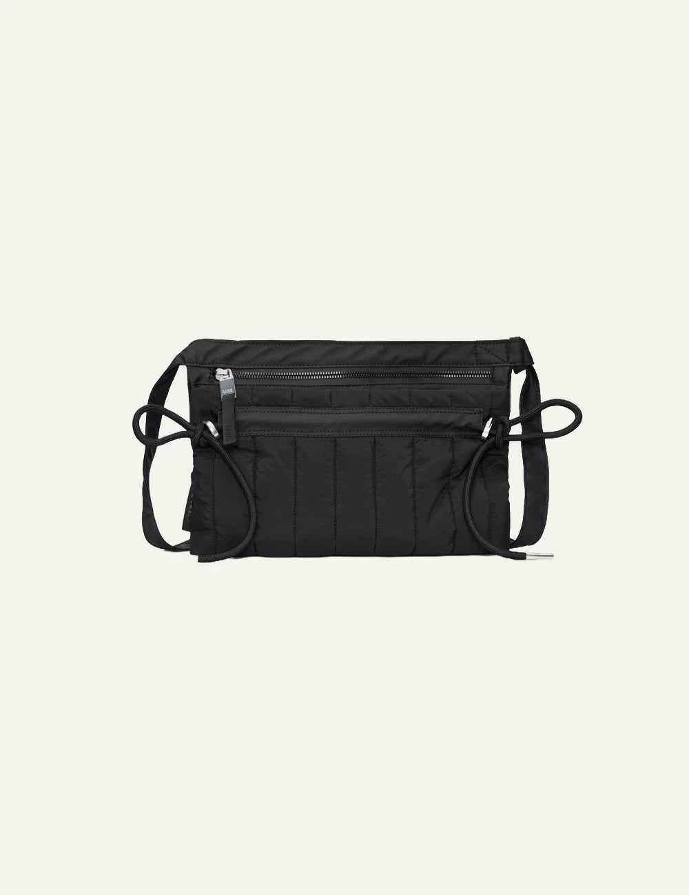 Rains Shoulder Bag Black front view