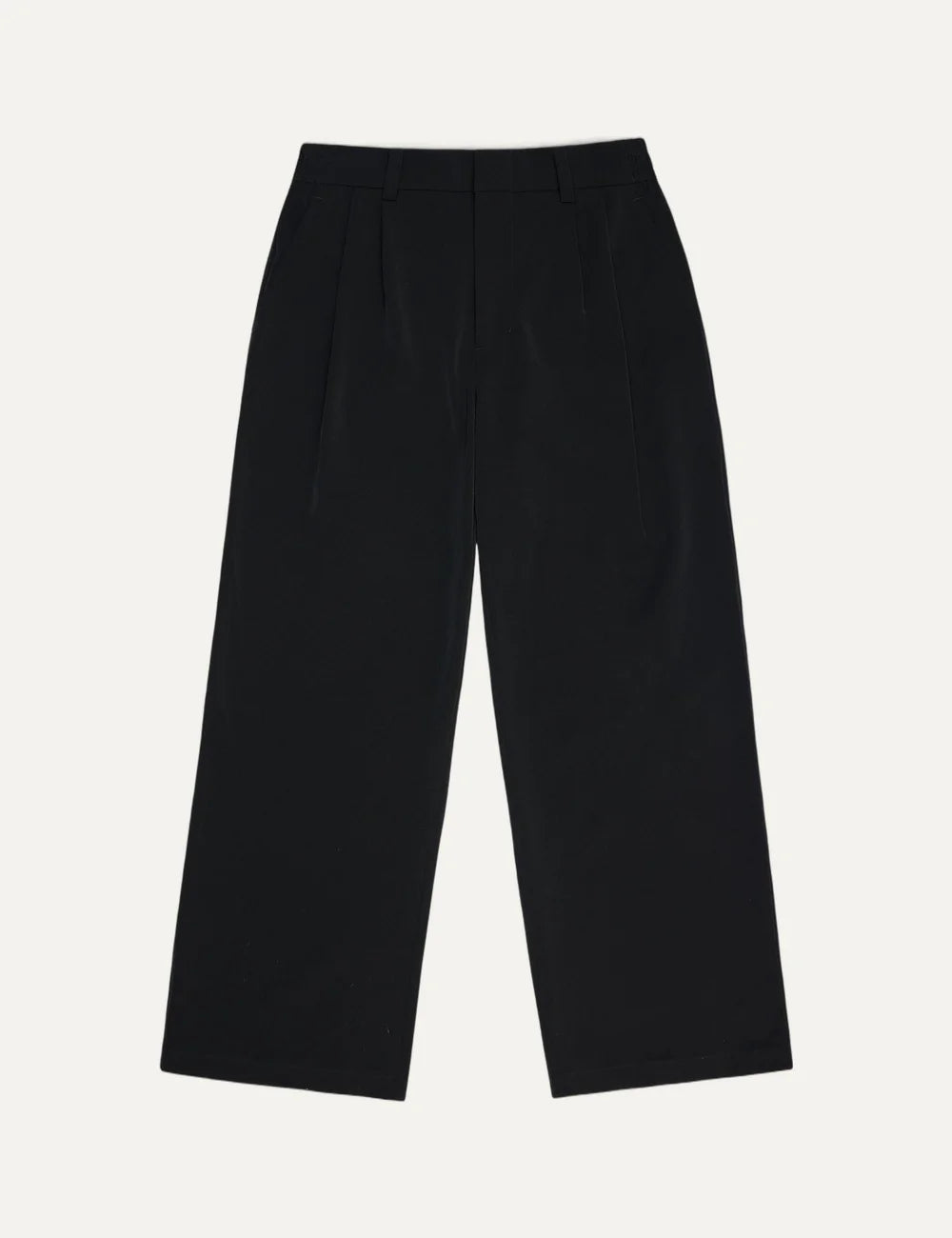 Rains Women’s Black Wide-Leg Technical Stretch Pants