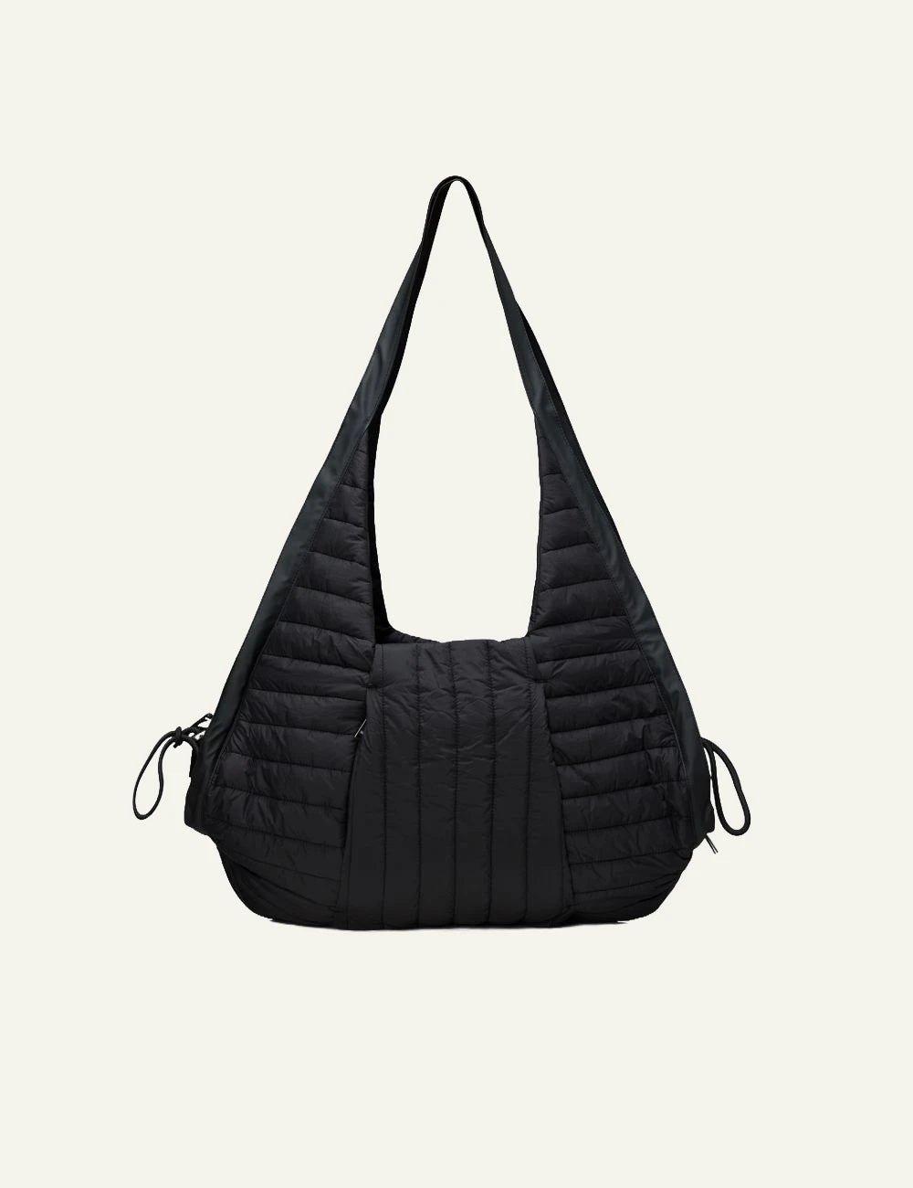 Rains Tote Bag Black front flat view