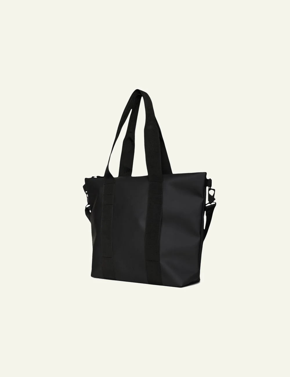 Rains Tote Bag Black side view