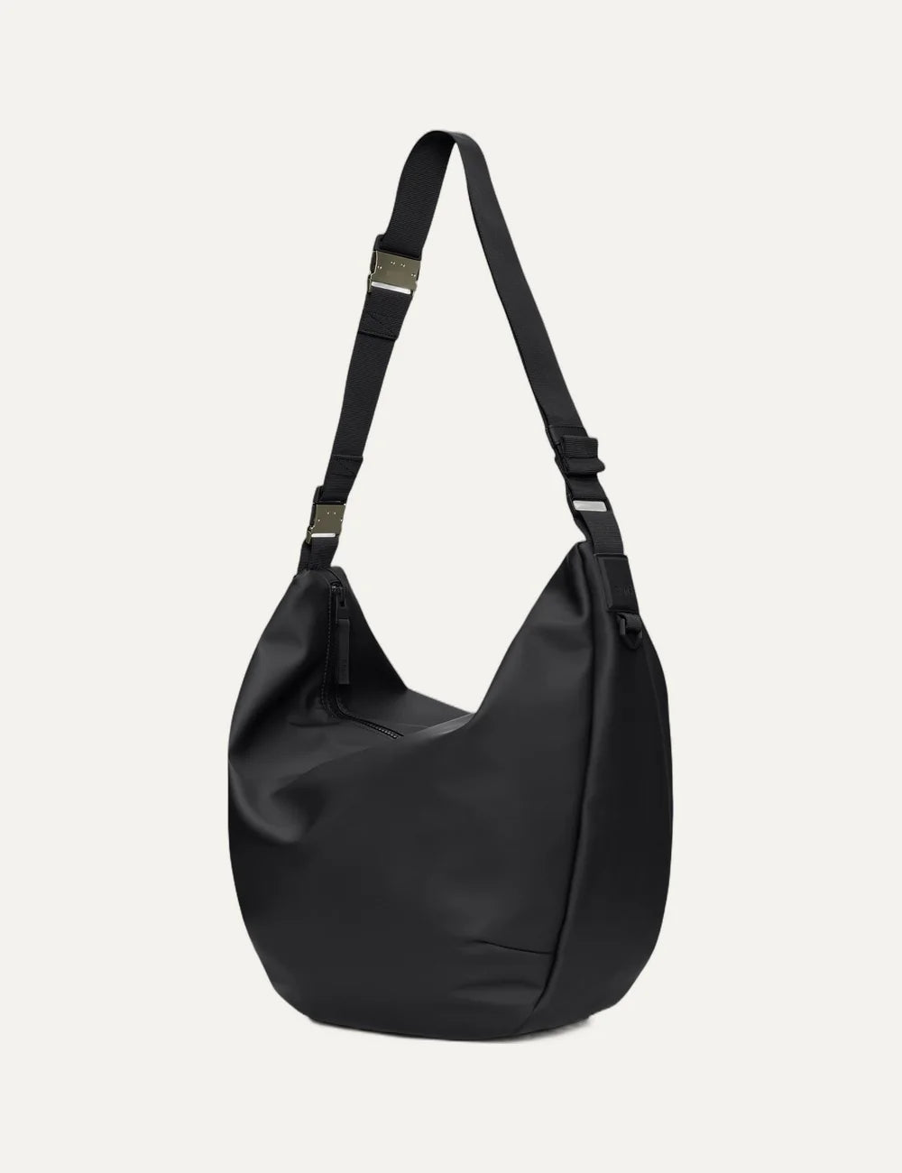 Rains Unisex Black Large Waterproof Shoulder Bag side