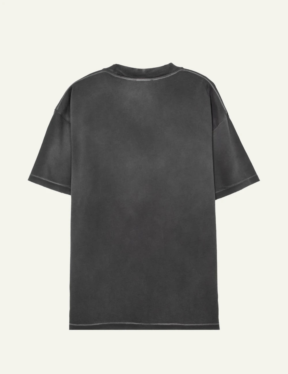 Represent graphic print t-shirt black back view