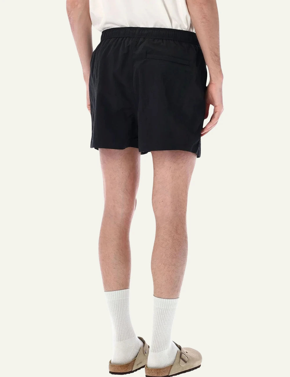 Represent swim shorts black back view