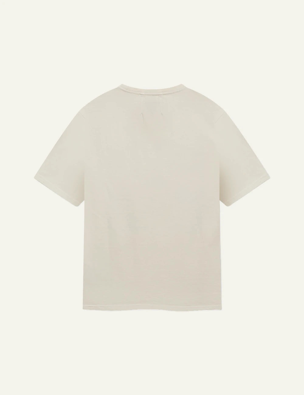 Rhude RHPS26TT10012 USA Sailing icon tee vintage white graphic back view