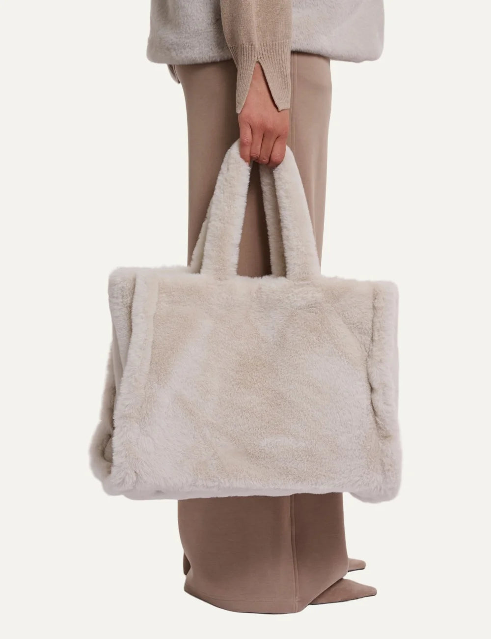 Rino &amp; Pelle women Daan Birch faux fur shopper bag