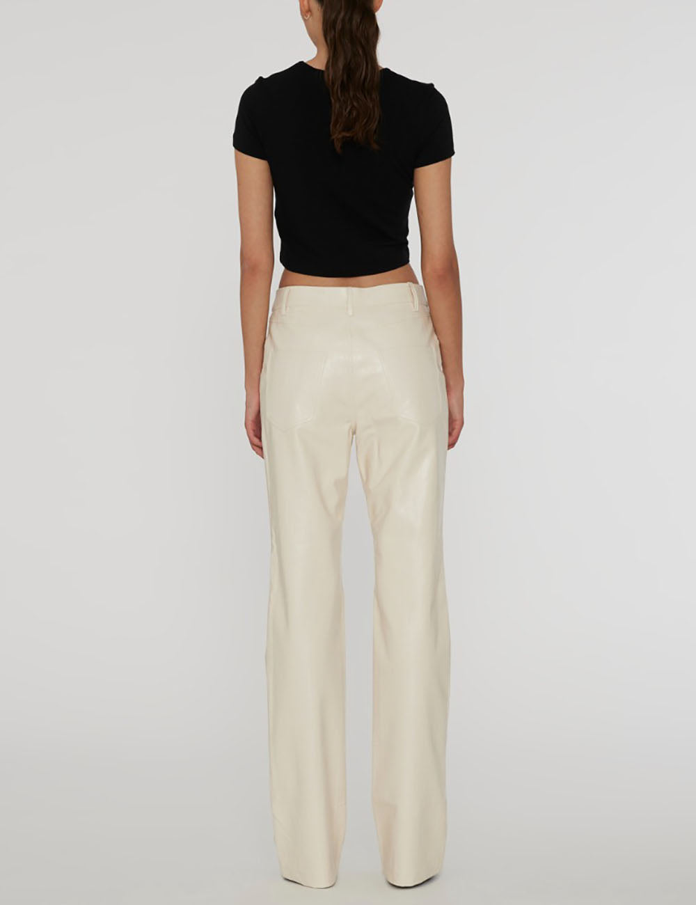 ROTATE TEXTURED STRAIGHT PANTS ROTATE