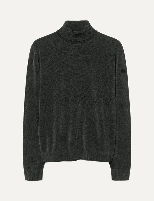 RRD men's forest green chenille turtleneck sweater