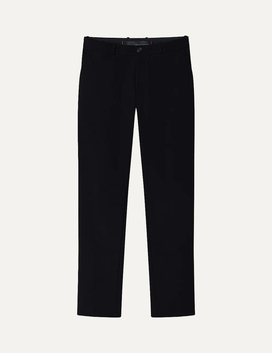 RRD men's black regular fit technical chino trousers