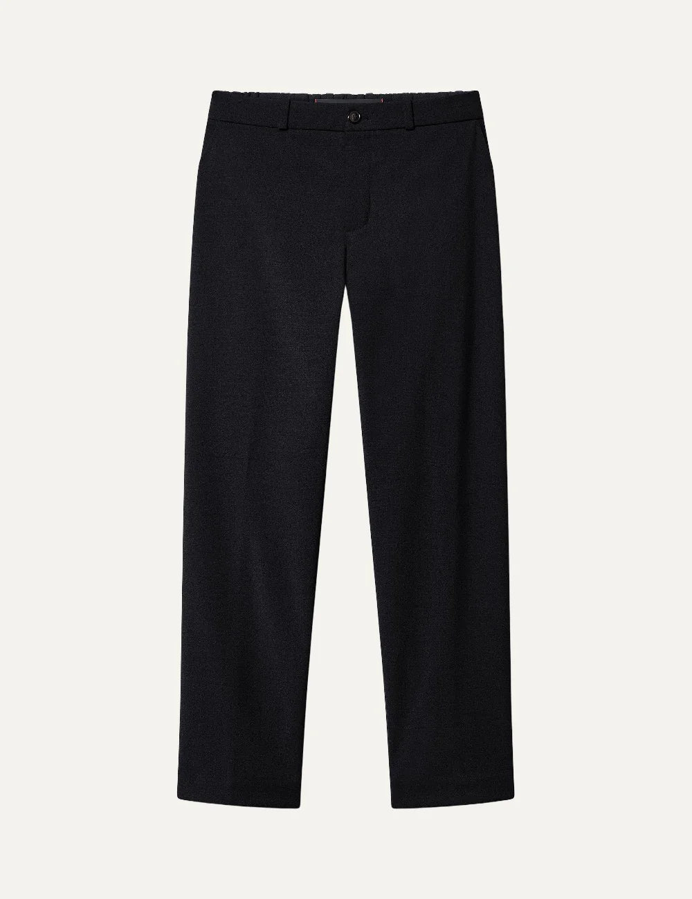 RRD men's black stretch technical wool chino trousers with relaxed fit