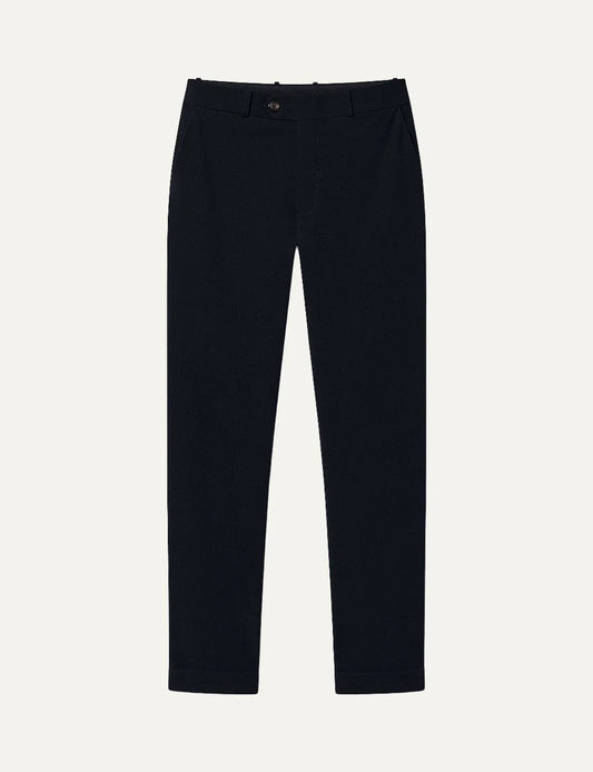 RRD men's dark blue slim fit technical chino trousers
