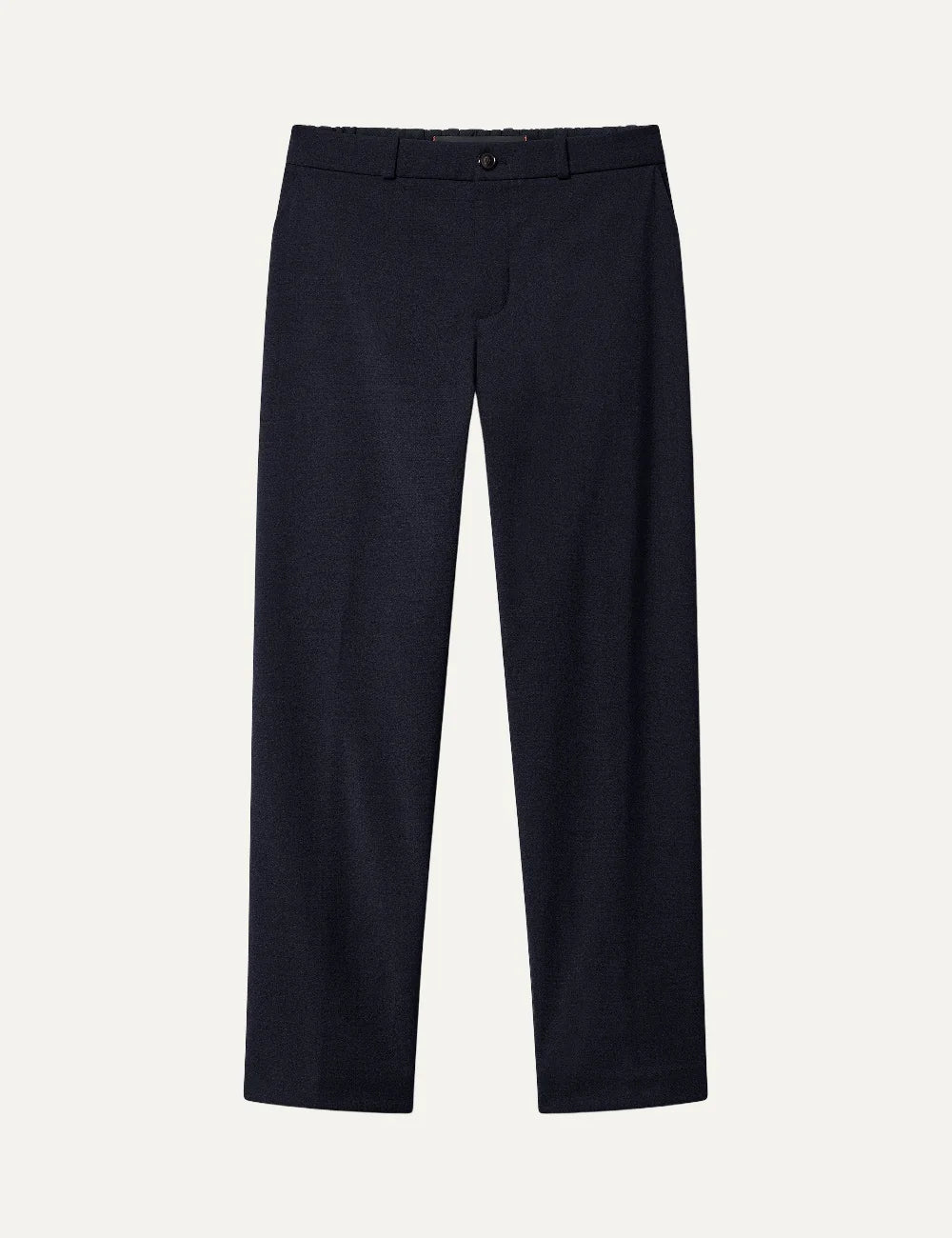 RRD men's dark navy stretch technical wool chino trousers with relaxed fit