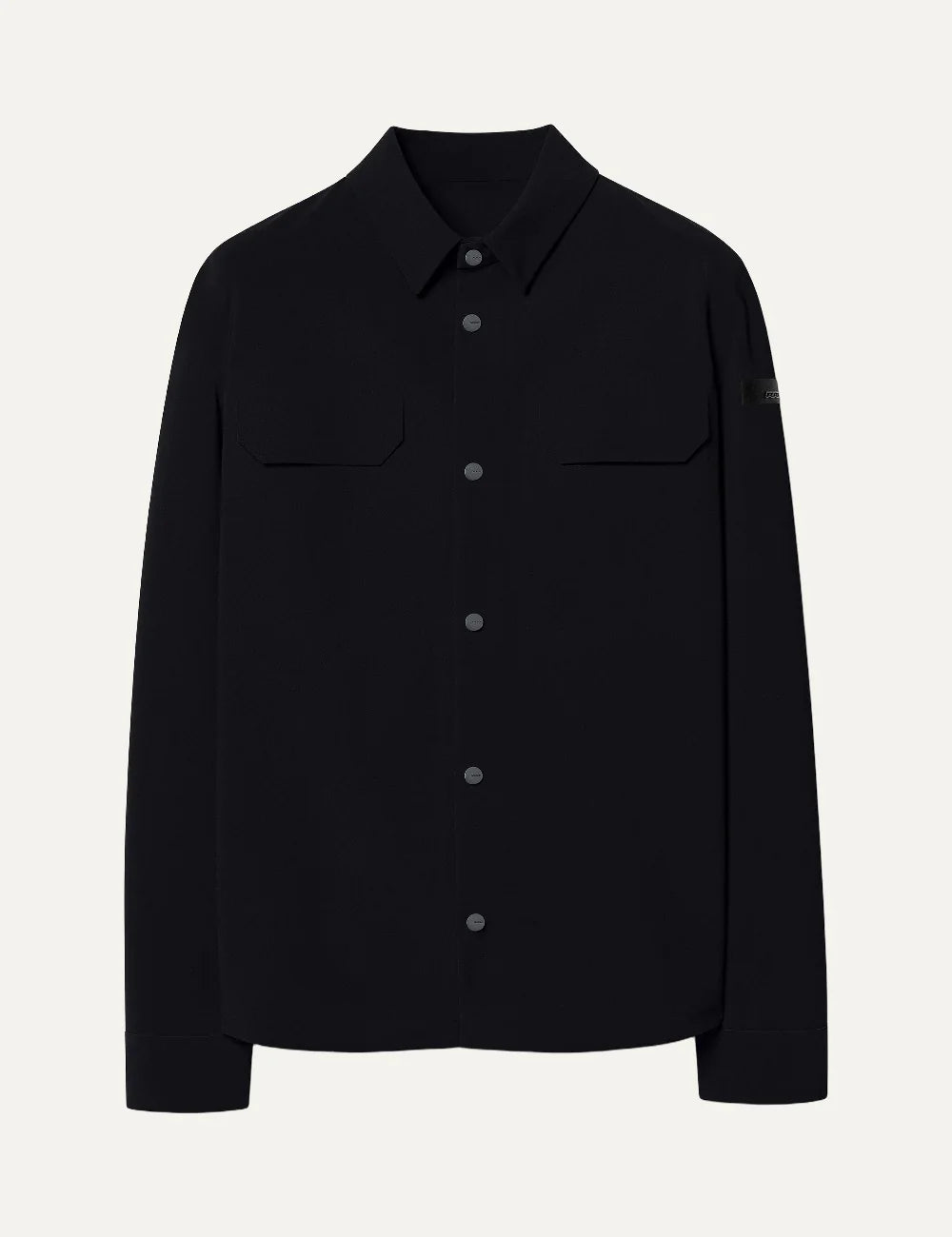 RRD men's dark navy SURFLEX technical overshirt with chest pockets