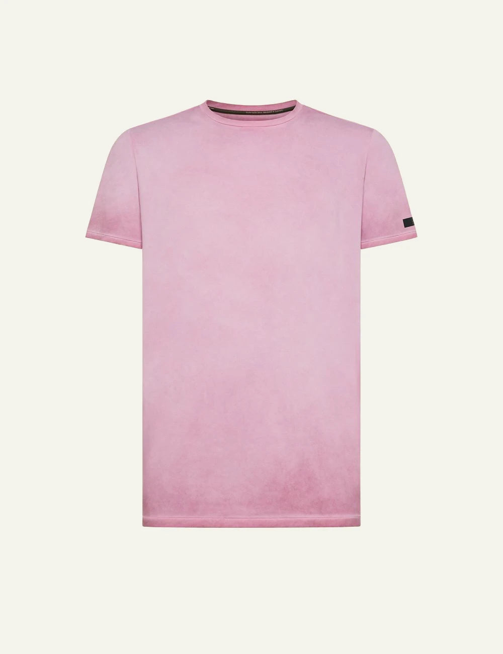 rrd oxford ice shirty t-shirt camelia pink tie dye short sleeve front view