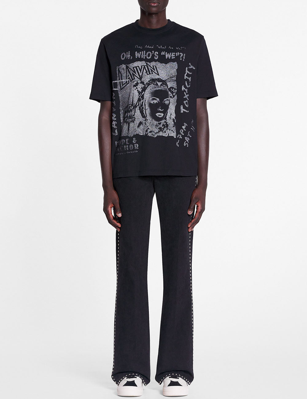 LANVIN UNISEX PRINTED UNISEX TEE-SHI LANVIN