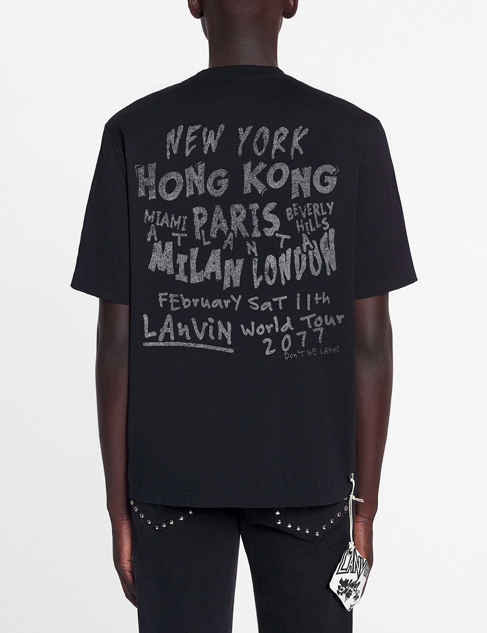 LANVIN UNISEX PRINTED UNISEX TEE-SHI LANVIN