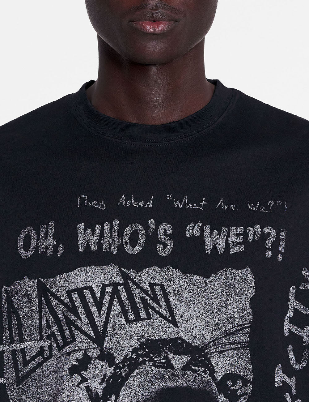 LANVIN UNISEX PRINTED UNISEX TEE-SHI LANVIN