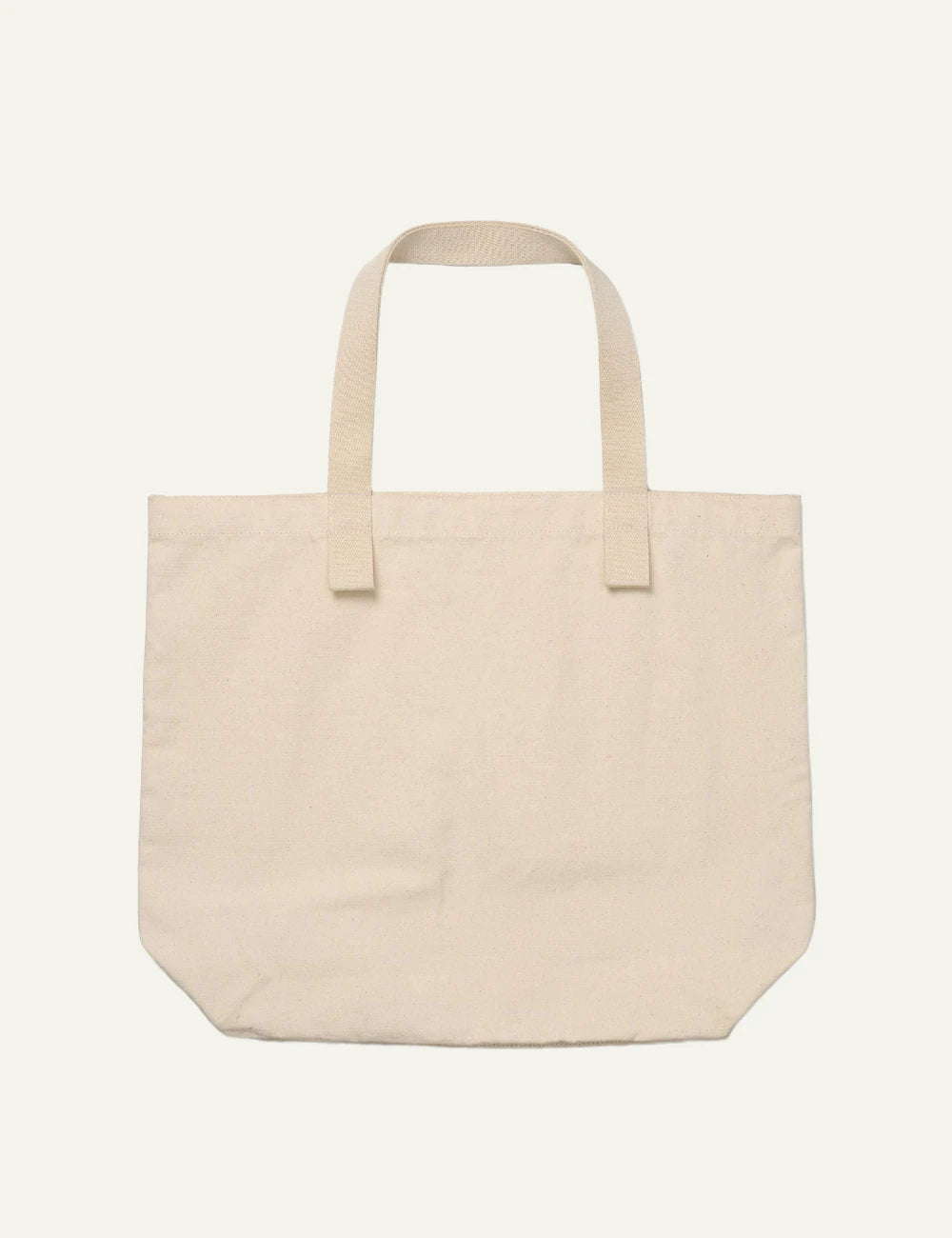 Samsoe Samsoe tote bag neutral canvas leisure print back logo