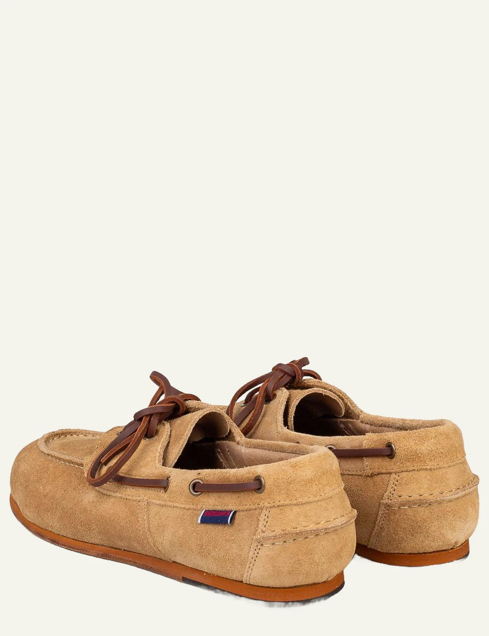 Sebago Owen loafers beige suede – rear angle