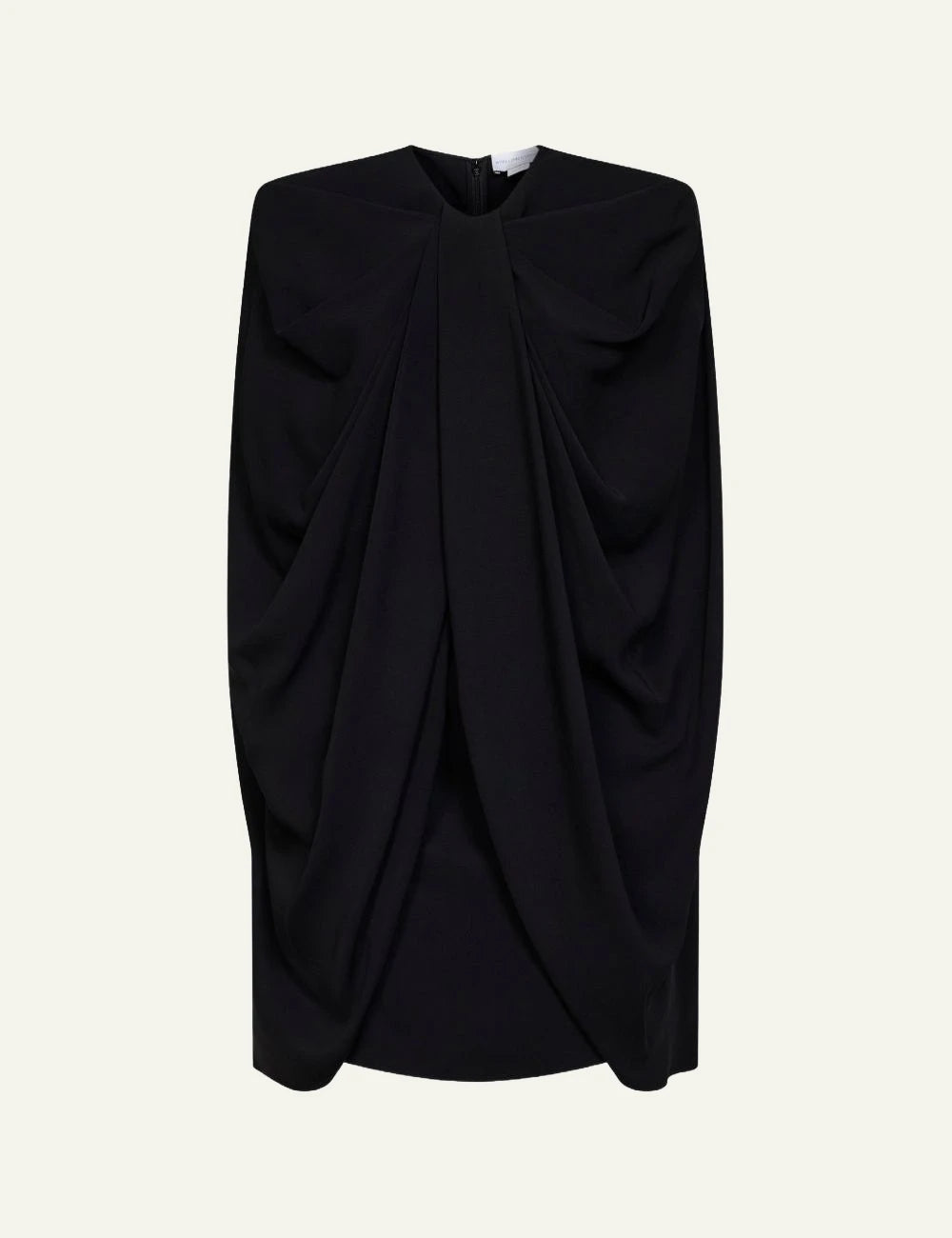stella_mccartney_black_cape_mini_dress_draped_front