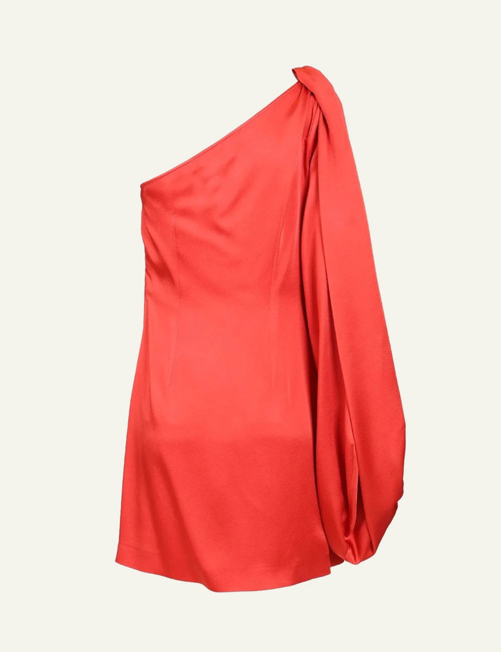 stella_mccartney_tomato_satin_one_shoulder_mini_dress back