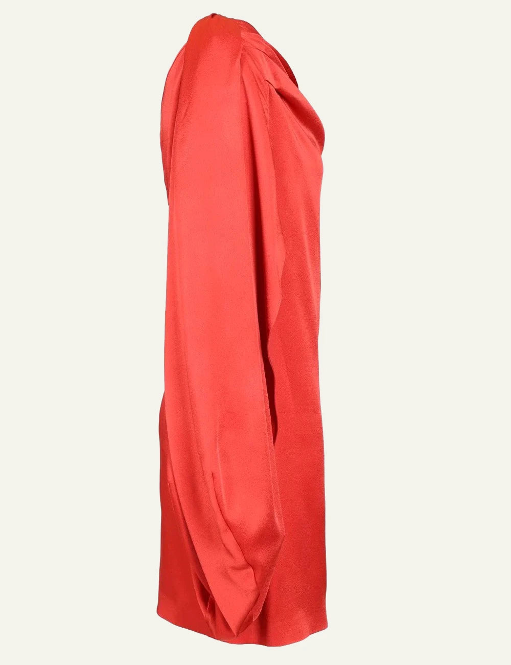 stella_mccartney_tomato_satin_one_shoulder_mini_dress side