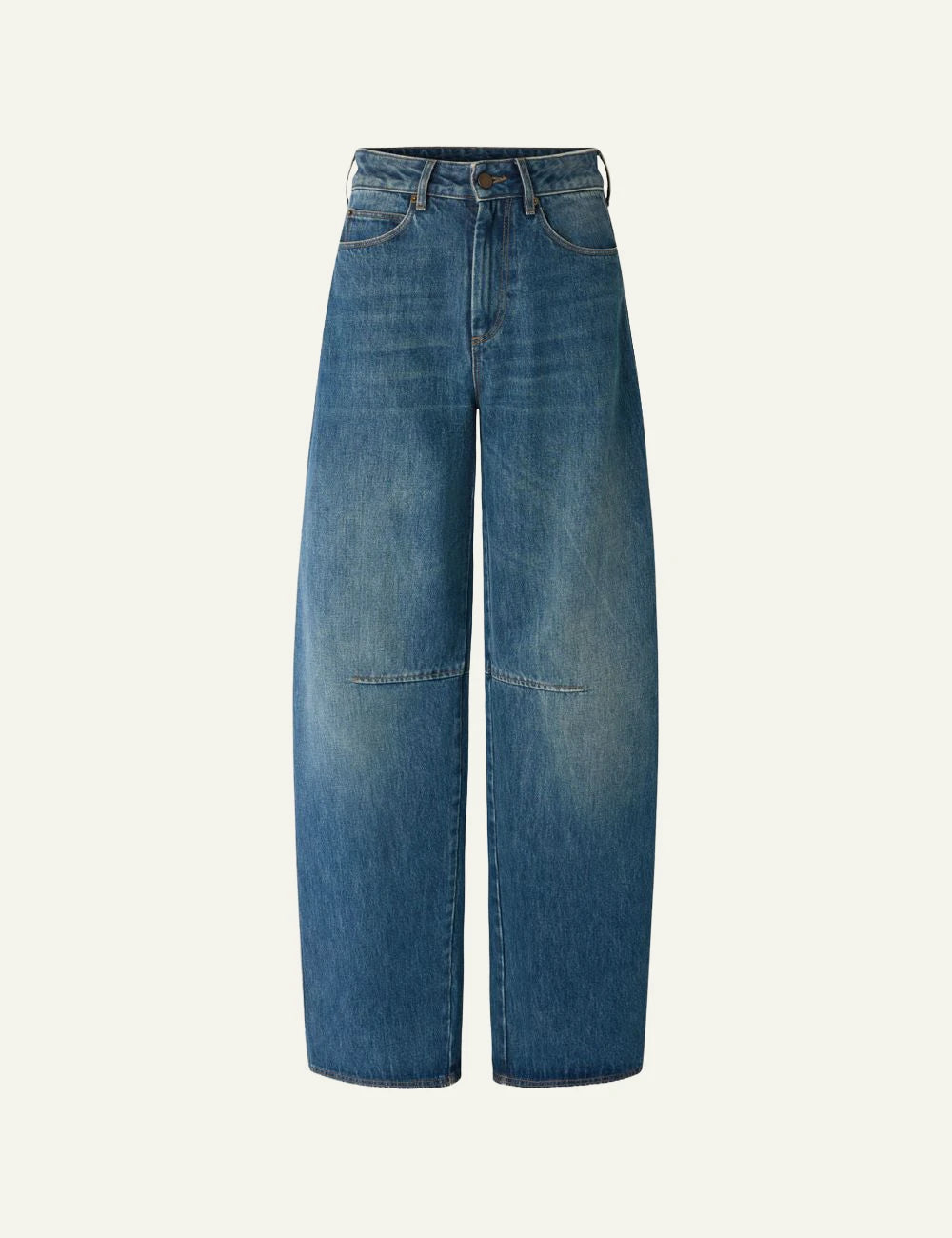 Soeur Gaspard jeans blue balloon fit loose denim front