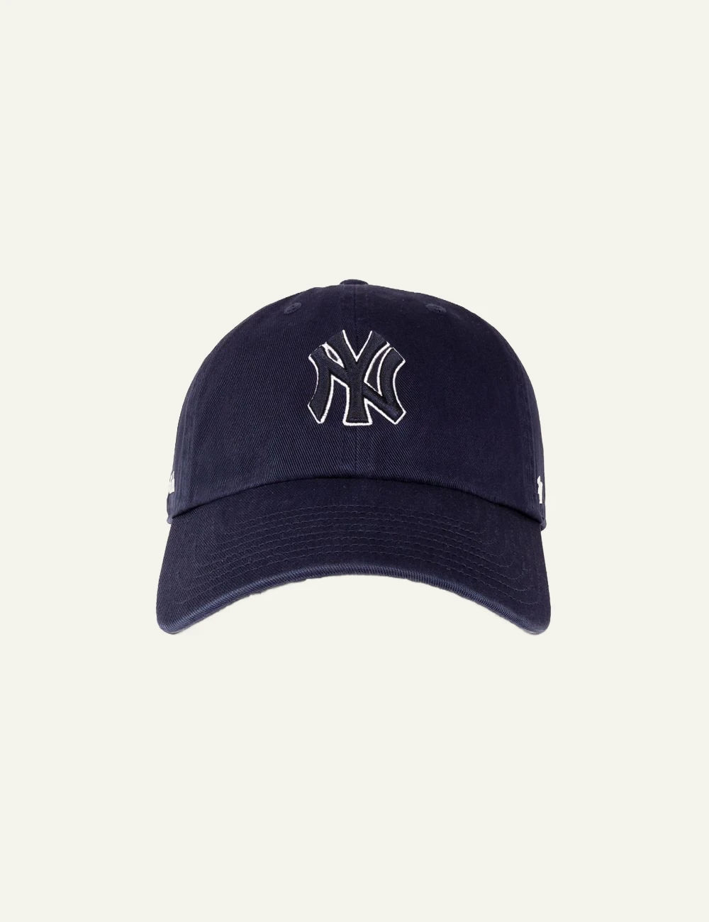 Sporty and Rich NY Yankees cap navy front view