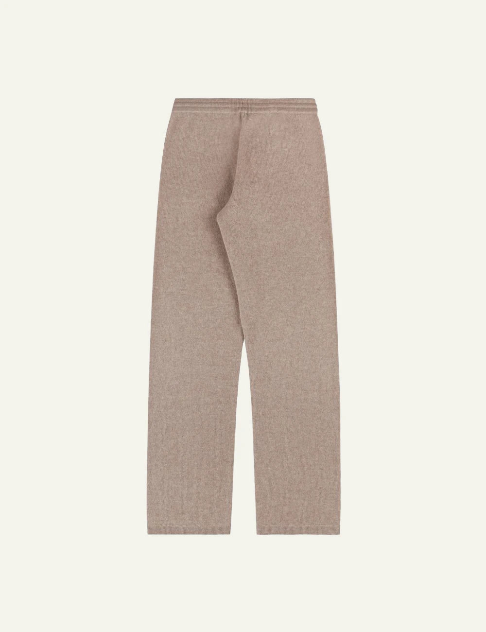 Sporty &amp; Rich SRC cashmere trousers tapioca wide leg back view