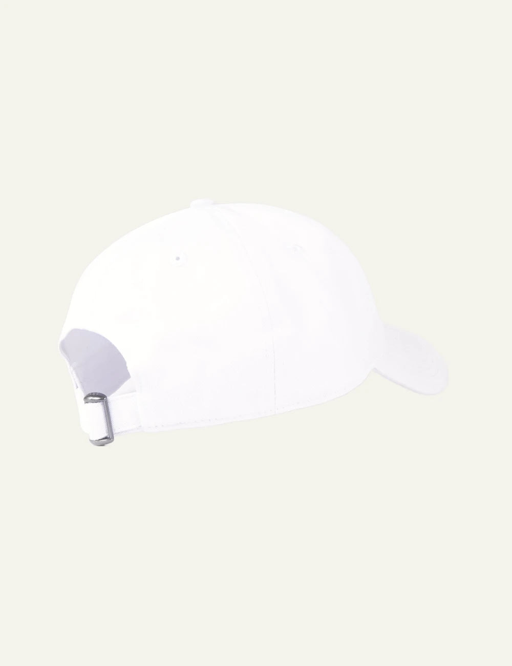 Sporty Rich Syracuse hat white embroidered side back view