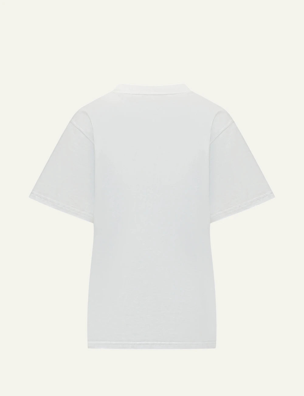Stella McCartney rhinestone logo t-shirt white back view