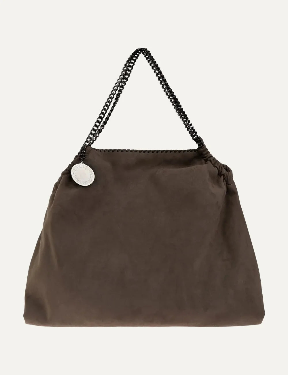 Stella McCartney women's grey brown shoulder bag with chain strap