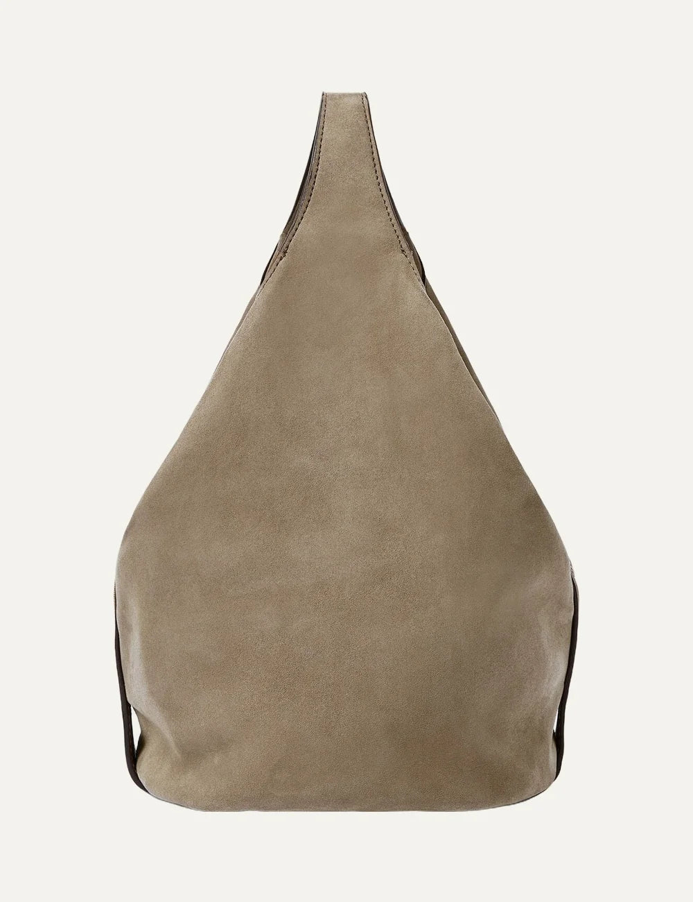 Stella McCartney women's sand vegan leather small bucket bag with Appaloosa hardware back