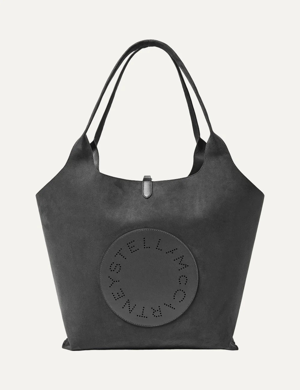 Stella McCartney women's slate vegan suede reversible tote bag