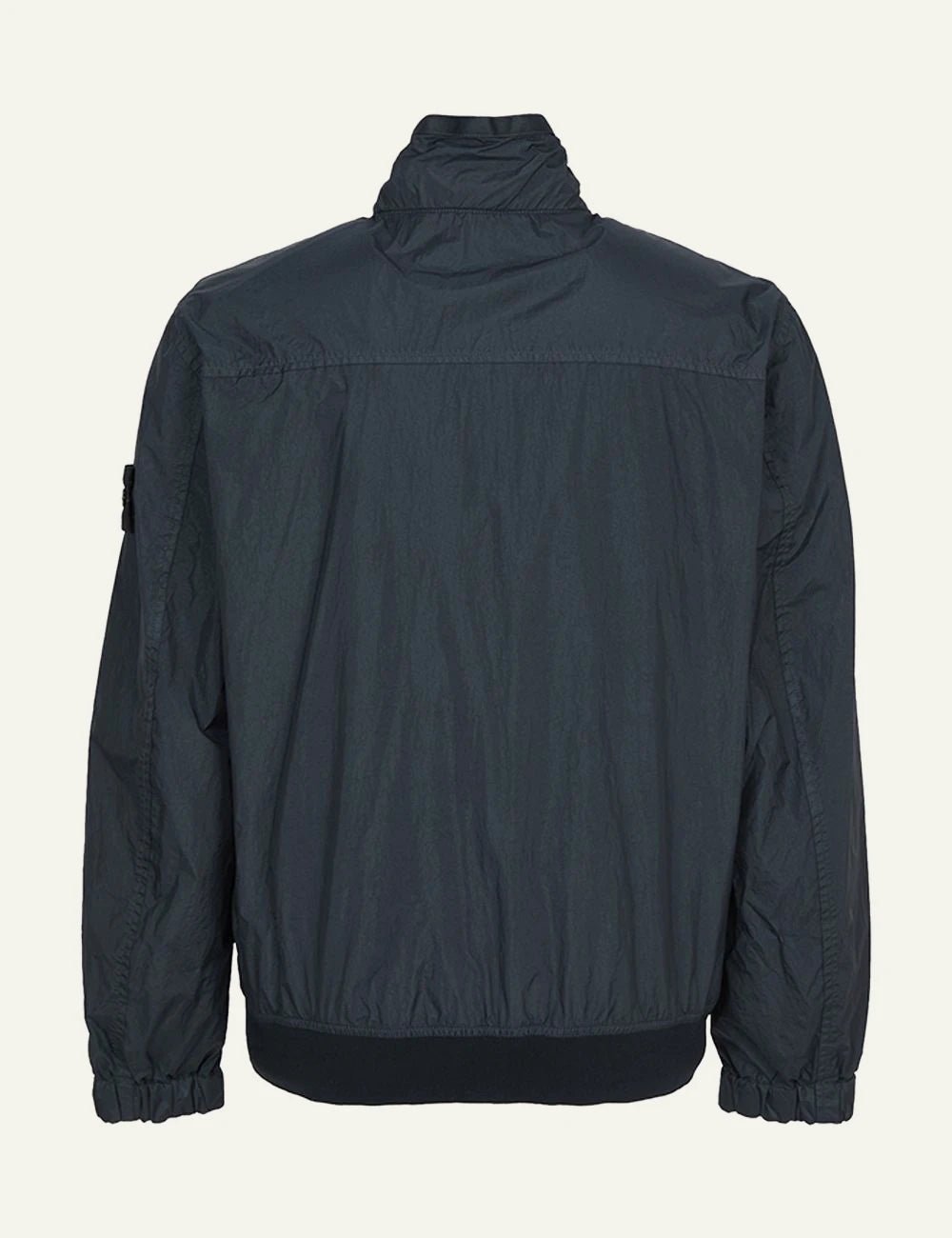 Stone Island jacket blue back look