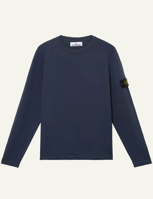 Stone Island long sleeve t-shirt navy front