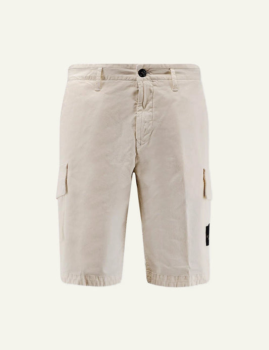 Stone Island shorts beige front look