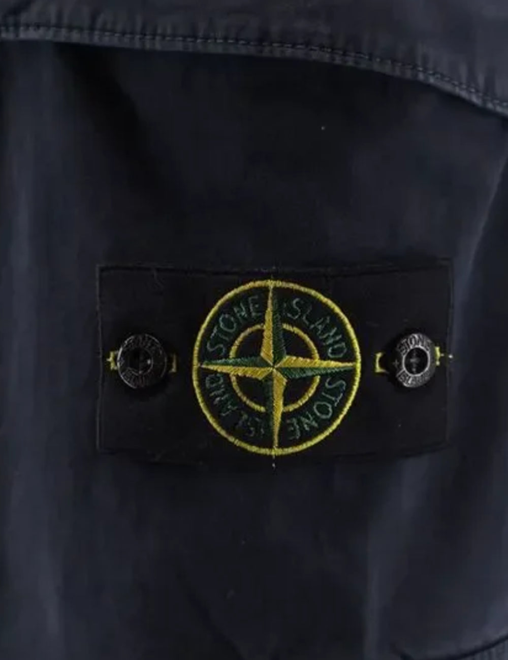 Stone Island shorts blue logo look