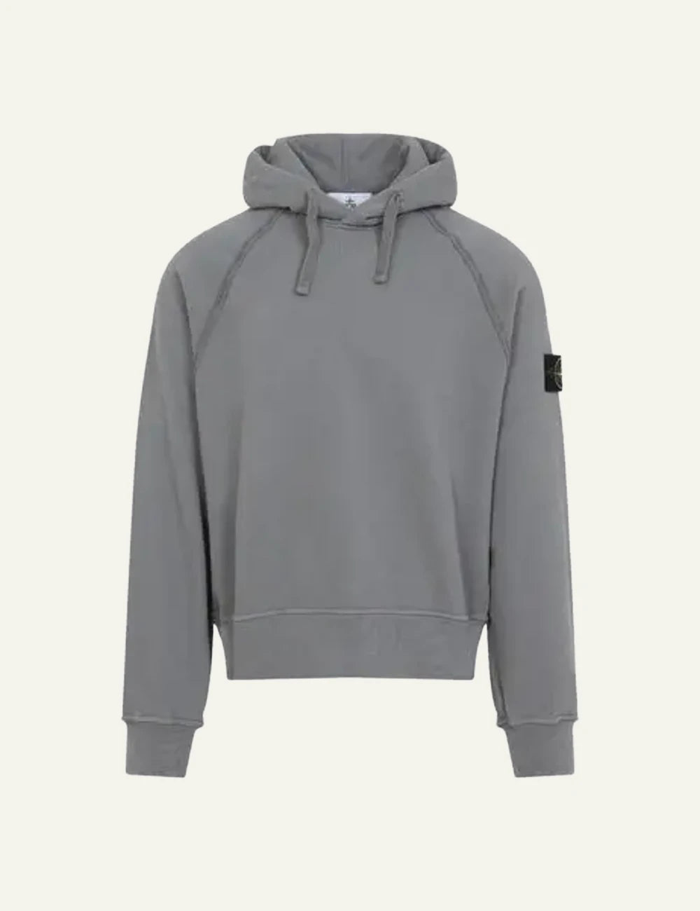 Stone Island sweatshirt gray front look