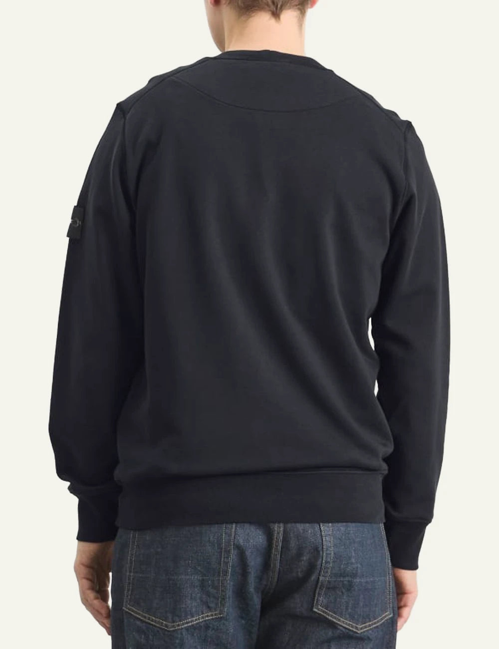 stone island sweatshirt navy back 