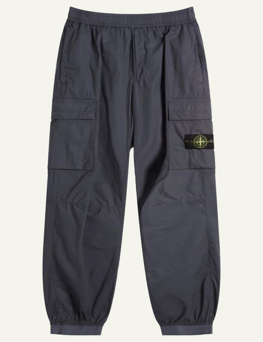 Stone Island trousers gray front look flat