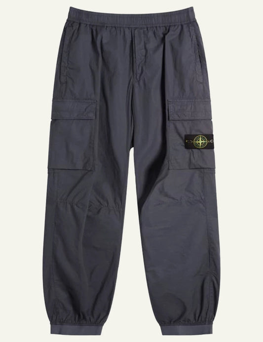 Stone Island trousers gray front look flat