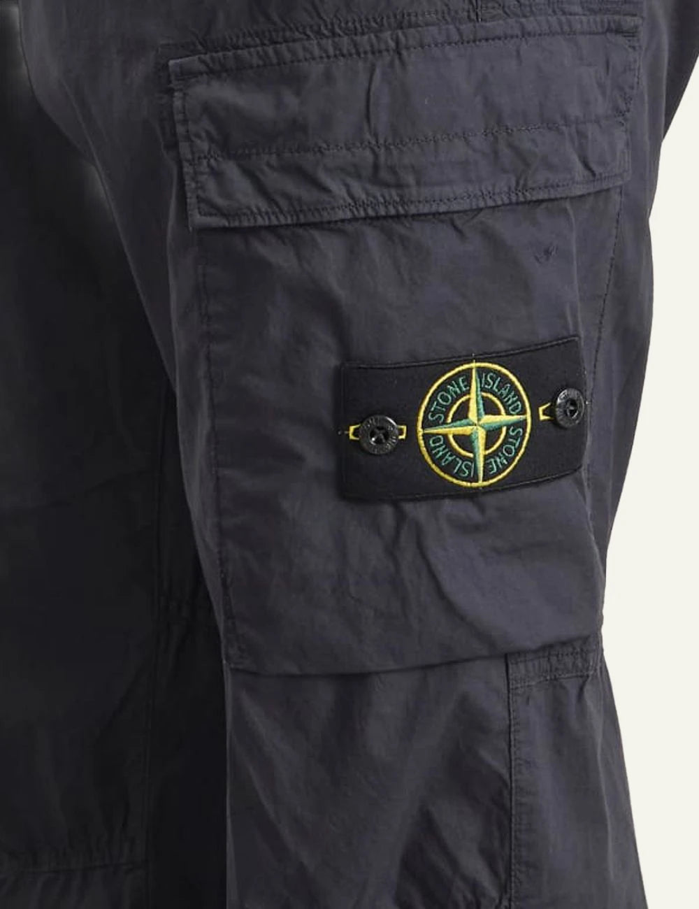 Stone Island trousers gray logo look