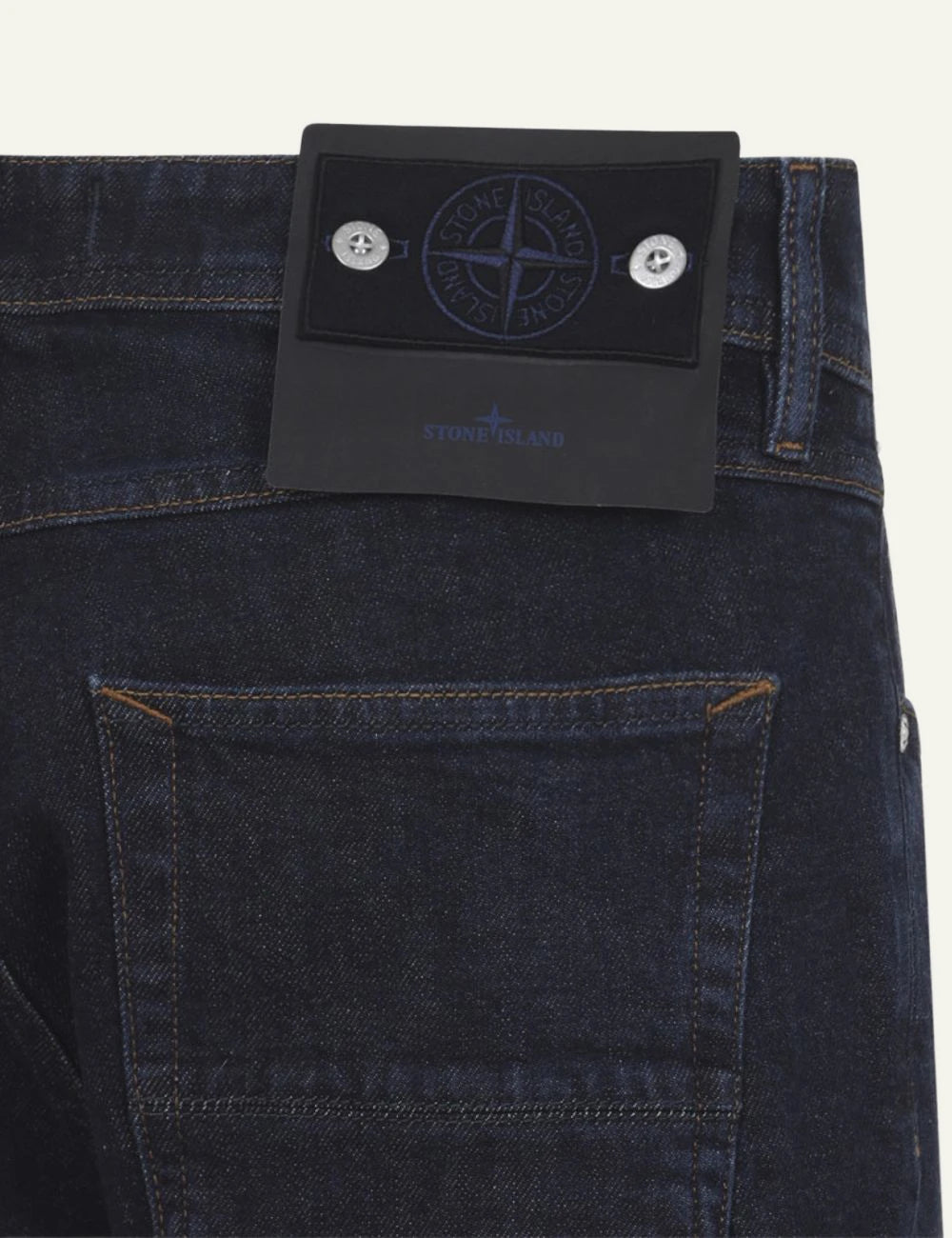 Stone Island jeans trousers blue logo look