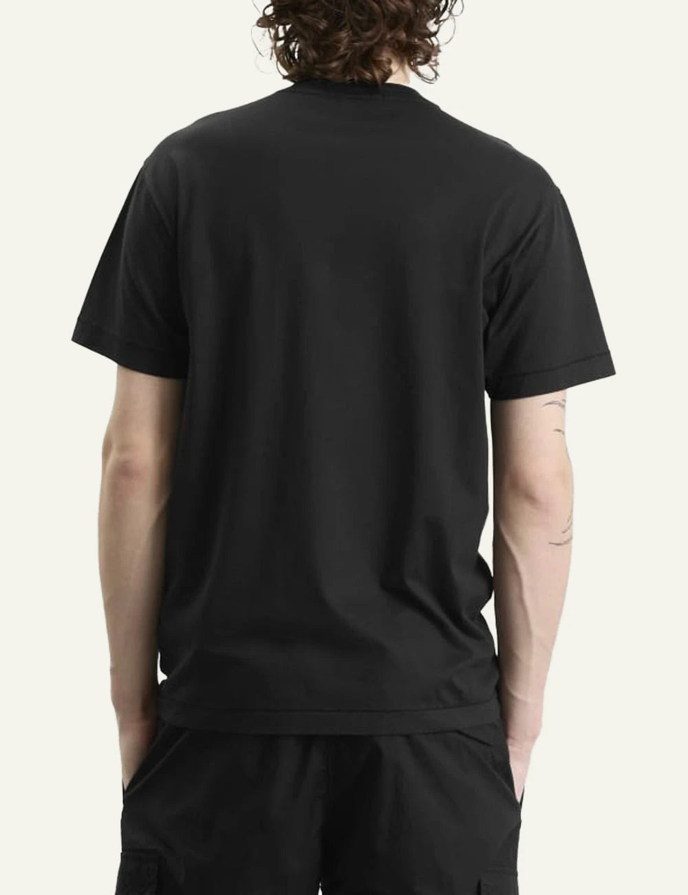 Stone Island t-shirt black regular fit back